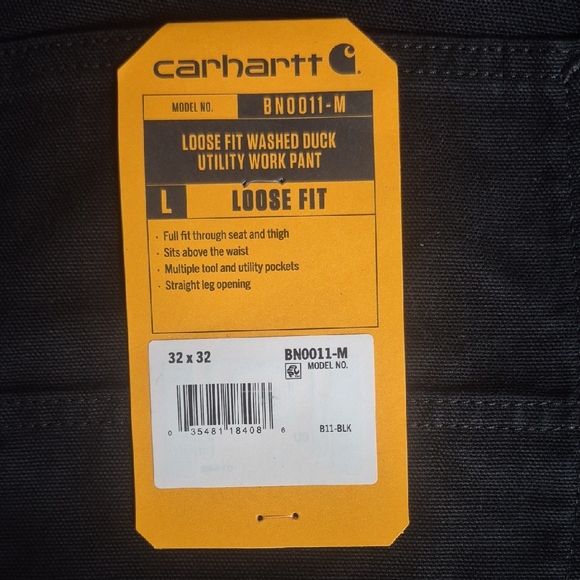 Carhartt Other - Carhartt Washed Duck Utility Pants in Black